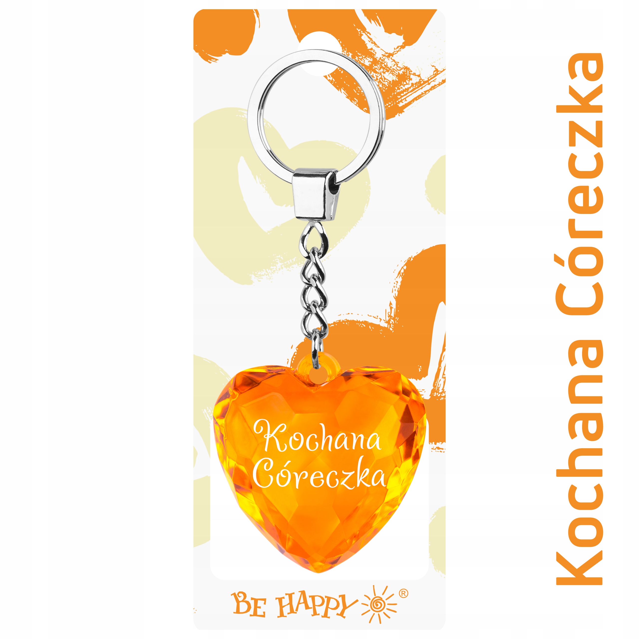

Brelok Serce Prezent Upominek Kochana Córeczka