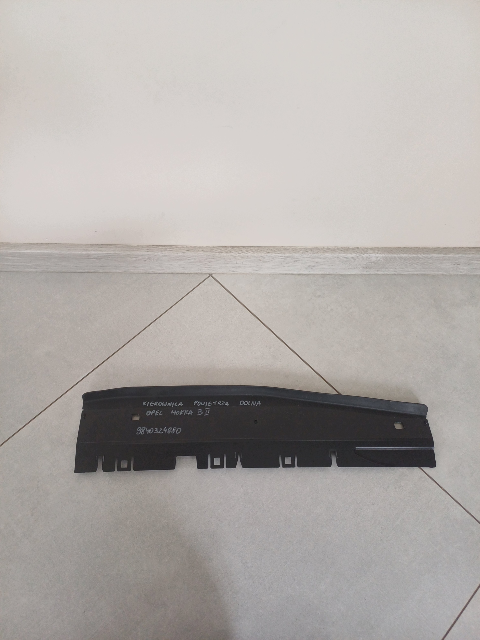 luftansaugkanal untere OPEL MOKKA B II 9840324880