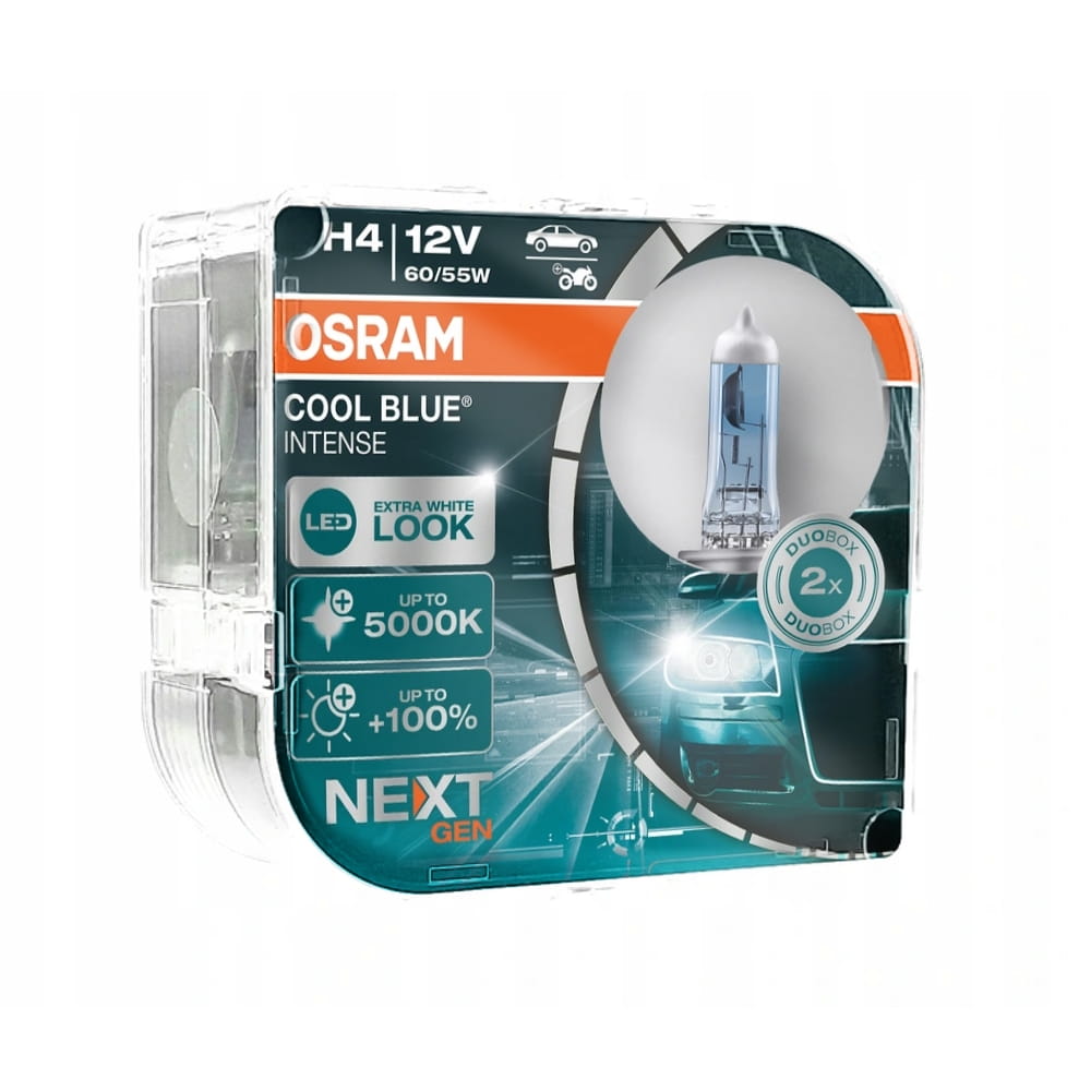 

Osram Cool Blue Intense NextGen H4 P43t 12V Duo