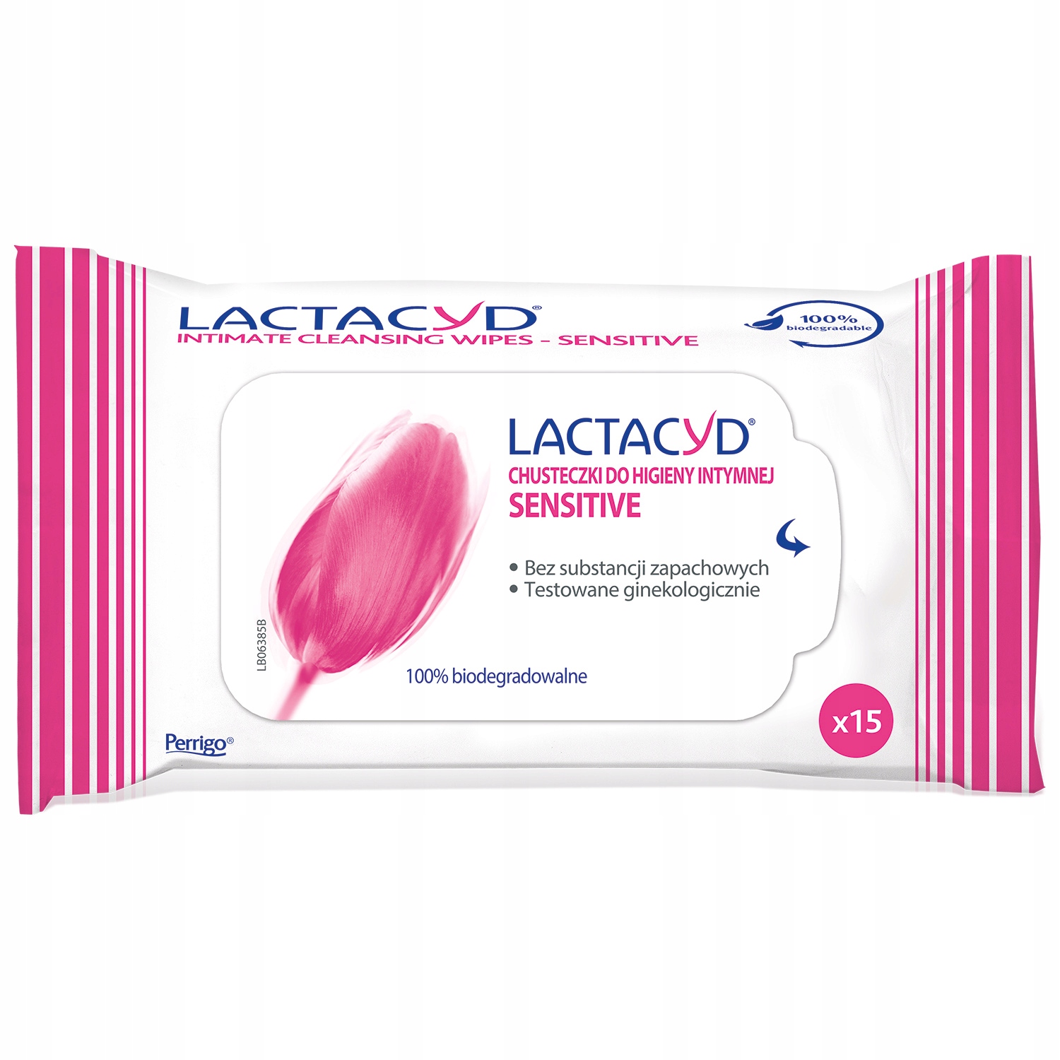 

Lactacyd Sensitive Chusteczki Higieny Intymna 15