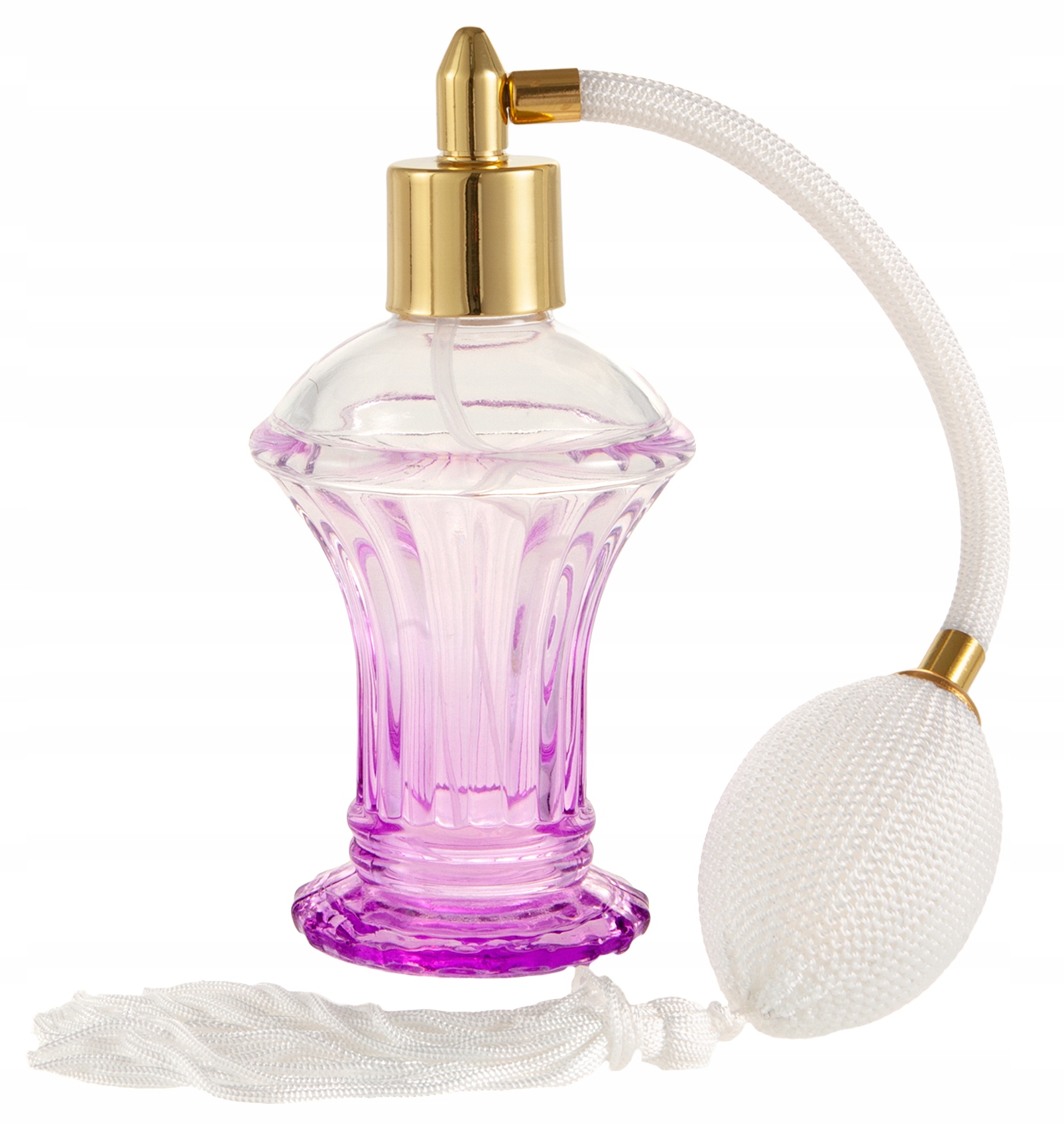 BUTELKA SZKLANA FLAKON NA PERFUMY Z POMPKĄ - 50 ML!GRATIS!