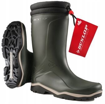 Holínky Dunlop Zateplené gumáky Teplé na chladné dny Zimní sněhule