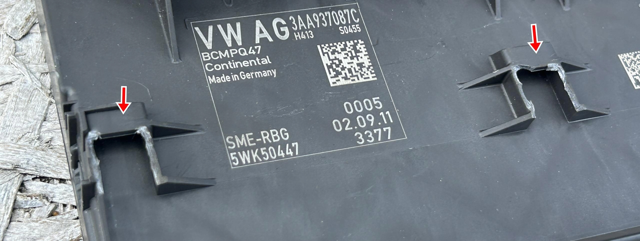 module control unit KOMFORTU VW PASSAT B7 10-14 3AA937087C