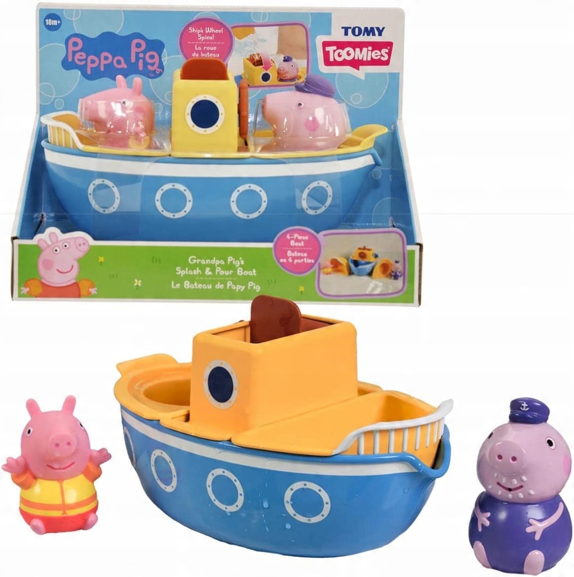 

Tomy Świnka Peppa Łódka zabawka do kąpieli