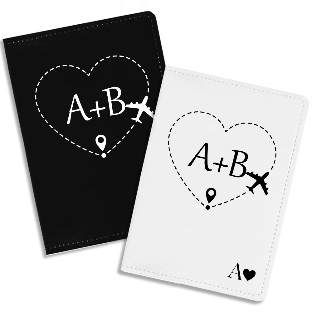 Sada Pouzdro na cestovní pas Pro Cestovatele Iniciály