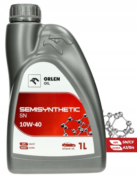 Orlen Lotos Semisynthetic Sn Sae 10W40 1L Benzyna Lpg Mb 229.1 Vw