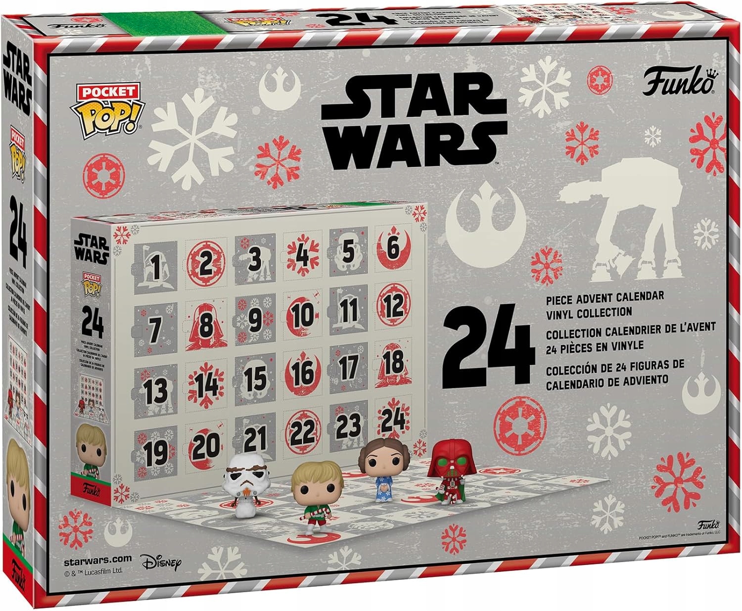 Адвент-календарь Funko Pocket Pop Star Wars Darth Vader, 24 виниловые мини-фигурки — фото 3
