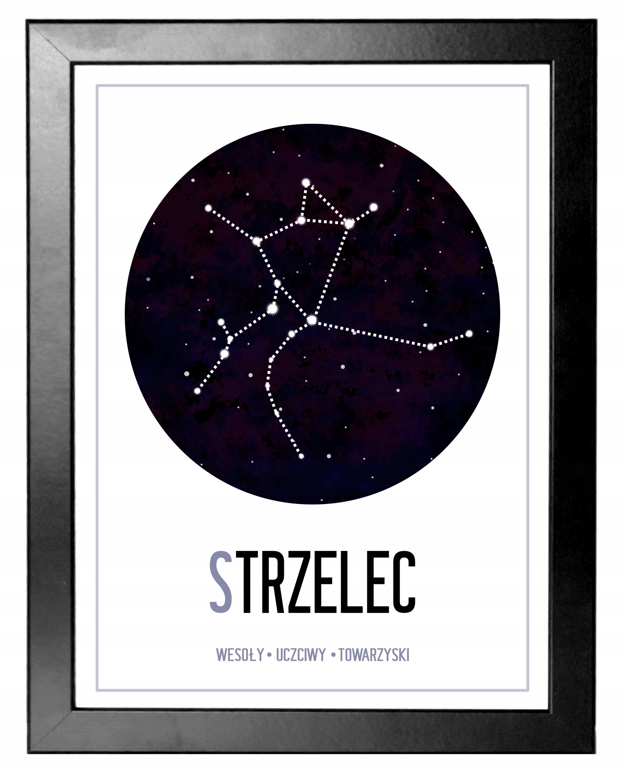 PLAKAT A4 ZNAKI ZODIAKU HOROSKOP RAMA PREZENT Marka inna