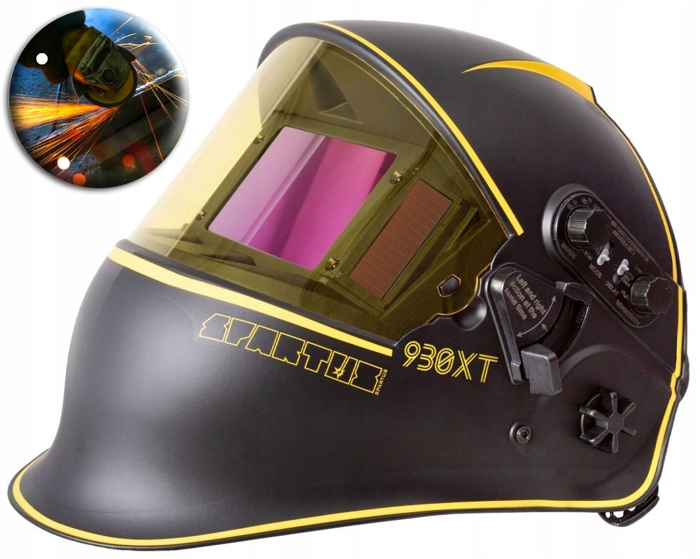Maska Przyłbica Spawalnicza Do Spawania Spartus 930XT True Color 4 Sensnry