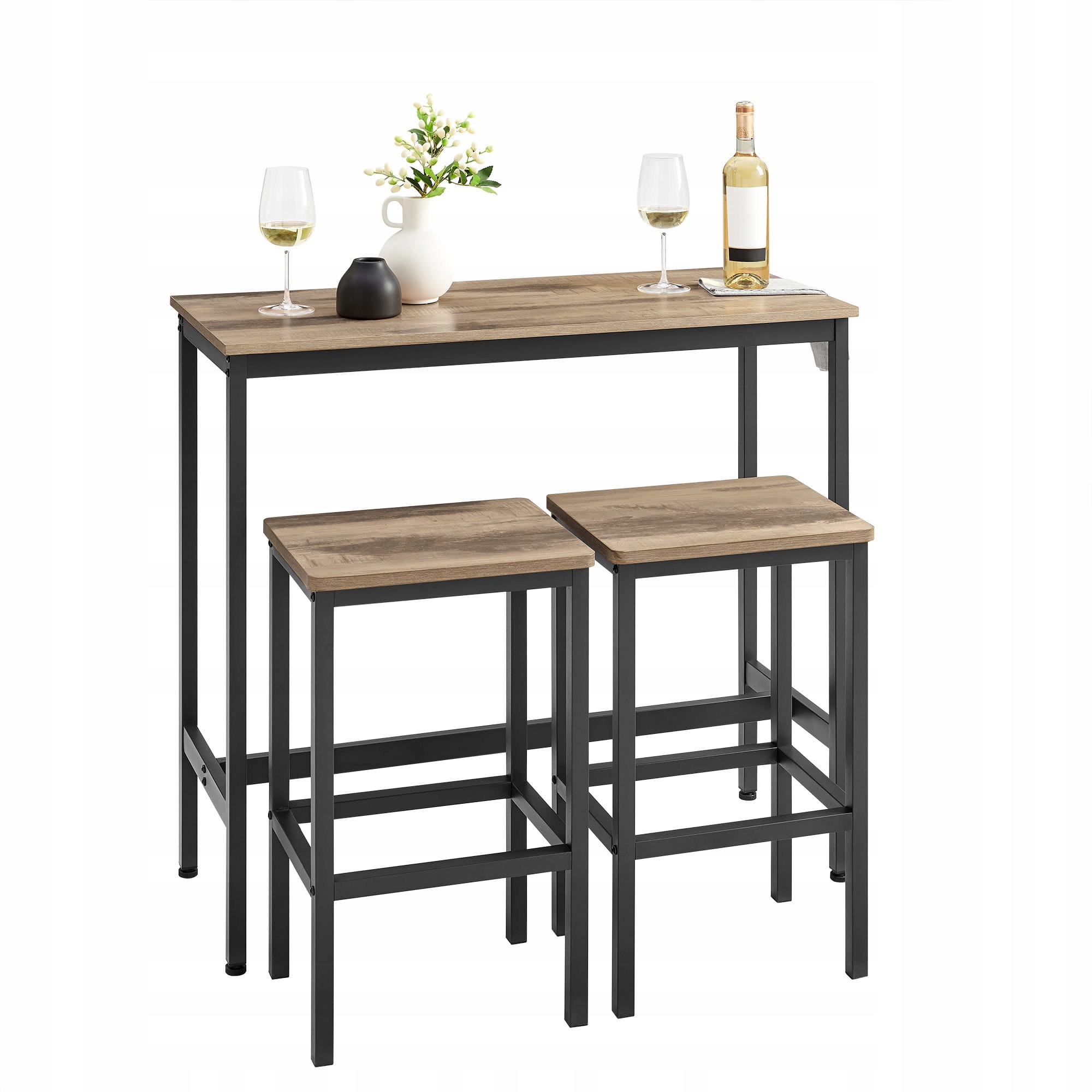 Úzky barový stôl bar stoličky industrial