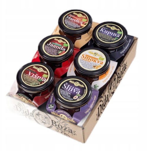 Levně Chorvatské marmelády Dida Boza. Sada 6 Ks x 240 g