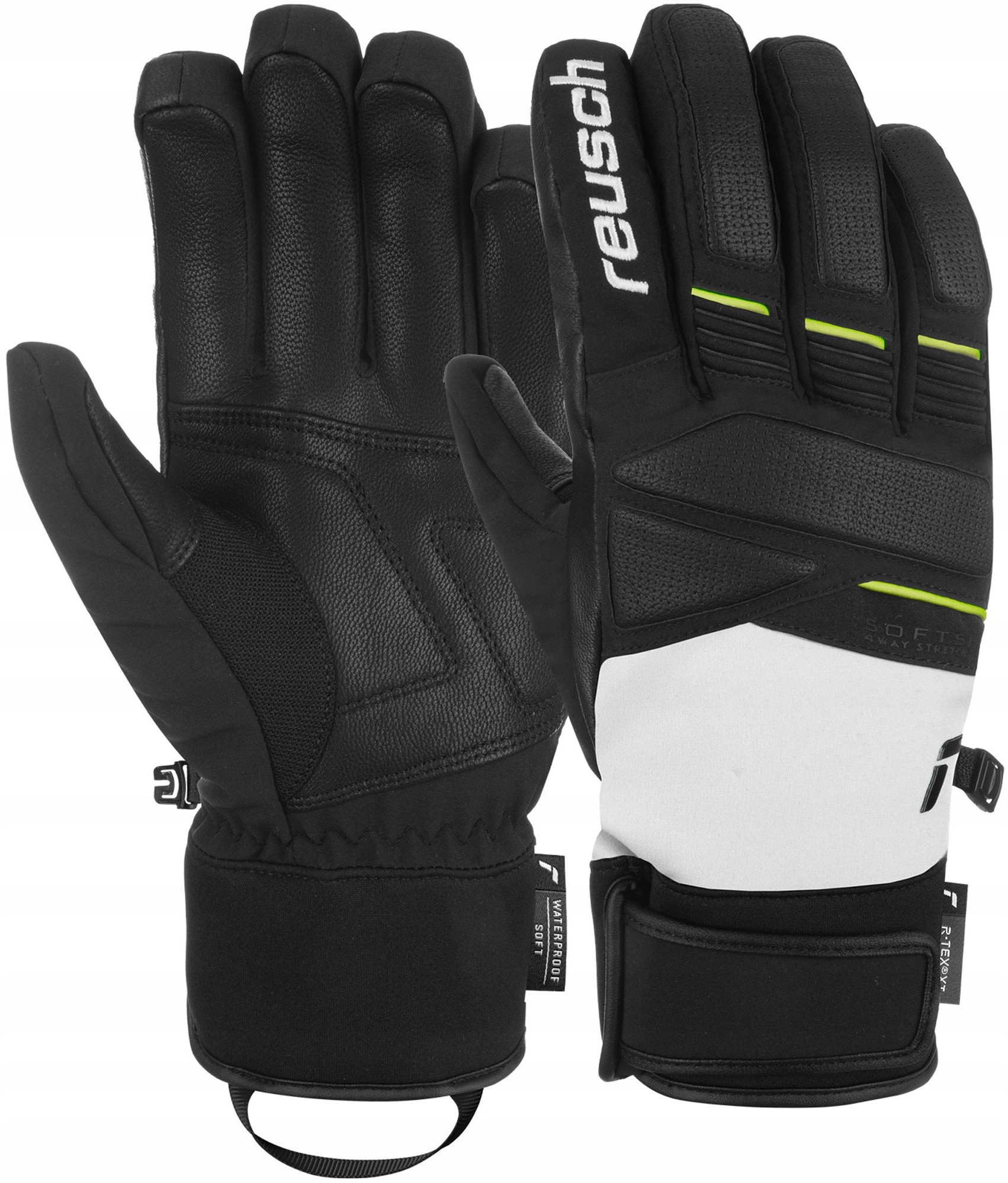 Rękawice Narciarskie Reusch Thunder R-tex Xt Rozmiar: 8 M grey/black/yl