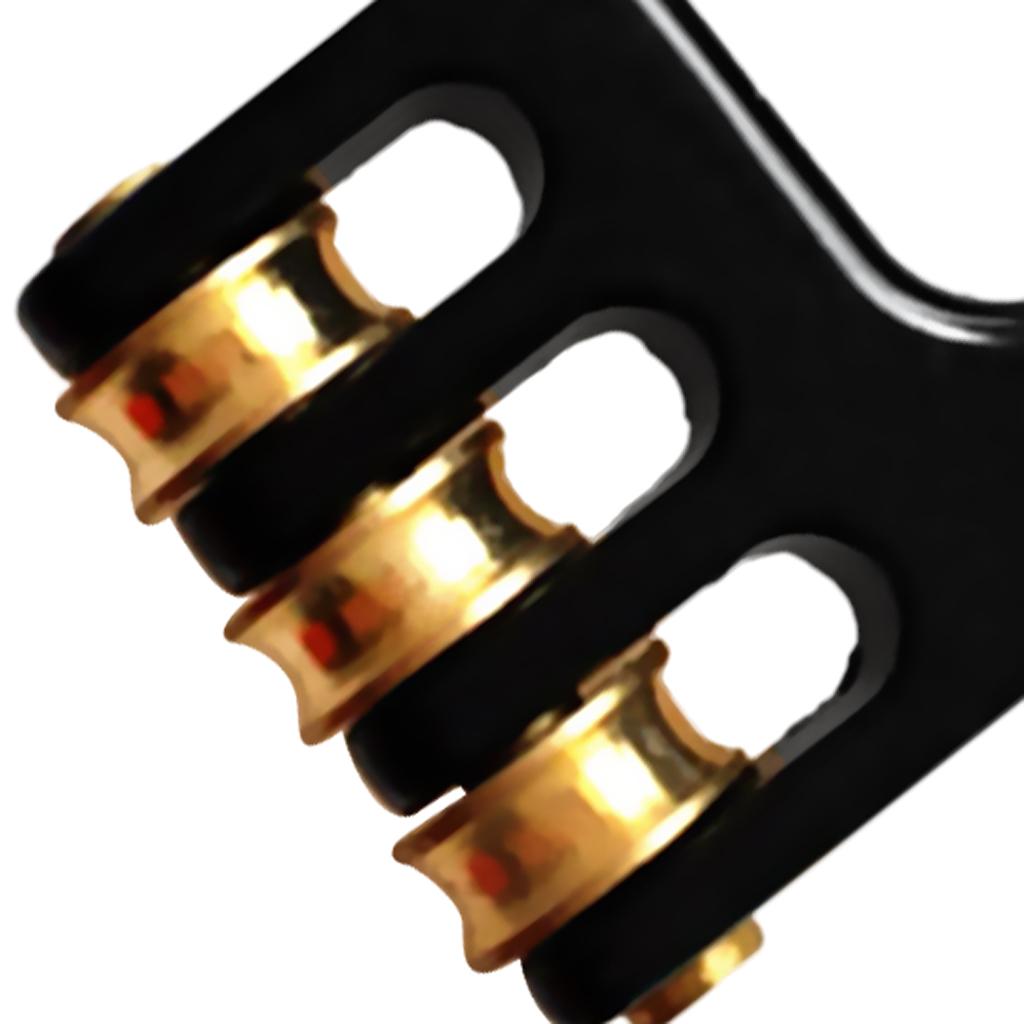 1x Wytrzymały hak do bloczka windsurfingowego z 3 rolkami i osprzętem do żagli wodnych Marka bez marki