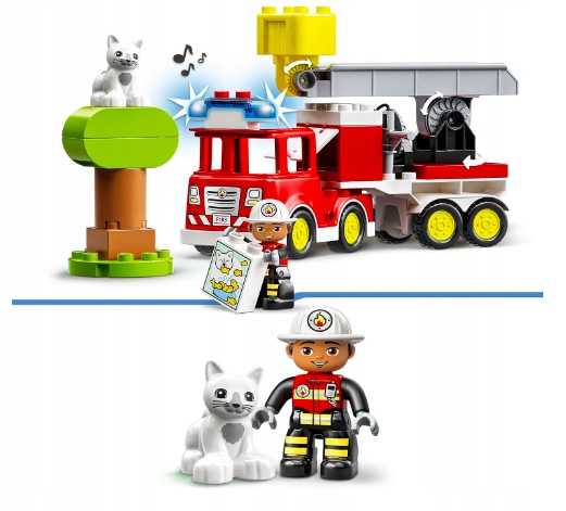 LEGO Duplo 10969 Wóz strażacki + Torebka Prezentowa Marka LEGO