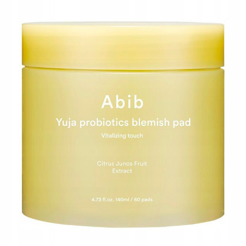 Abib Yuja Probiotics Blemish Pad Vitalizační Pleťové Polštářky 60 Ks