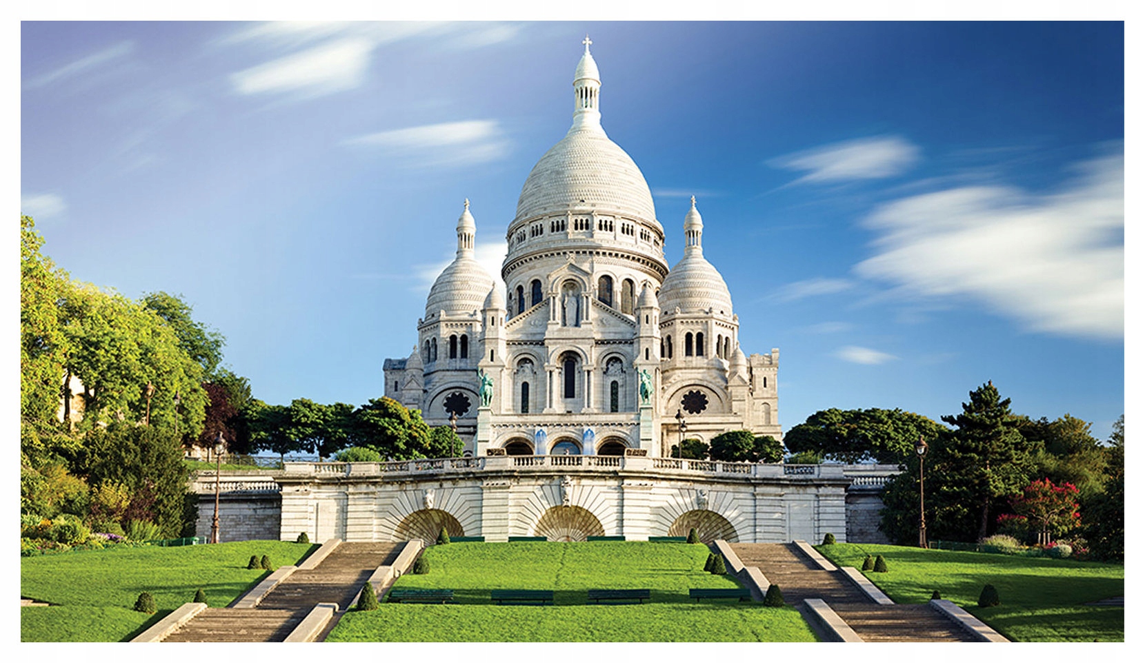 Fototapeta Sacre-Coeur Paříž Montmartre Francie architektura 368x254 lepidlo