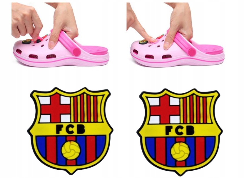 

Przypinki Jibbitz Do Butów Crocs Fc Barcelona 2szt