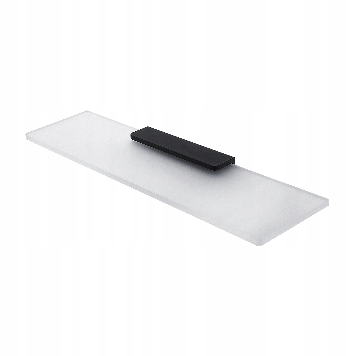 Nimco Maya Černá police do koupelny skleněná mat 50 cm Mac 29091B-50-90