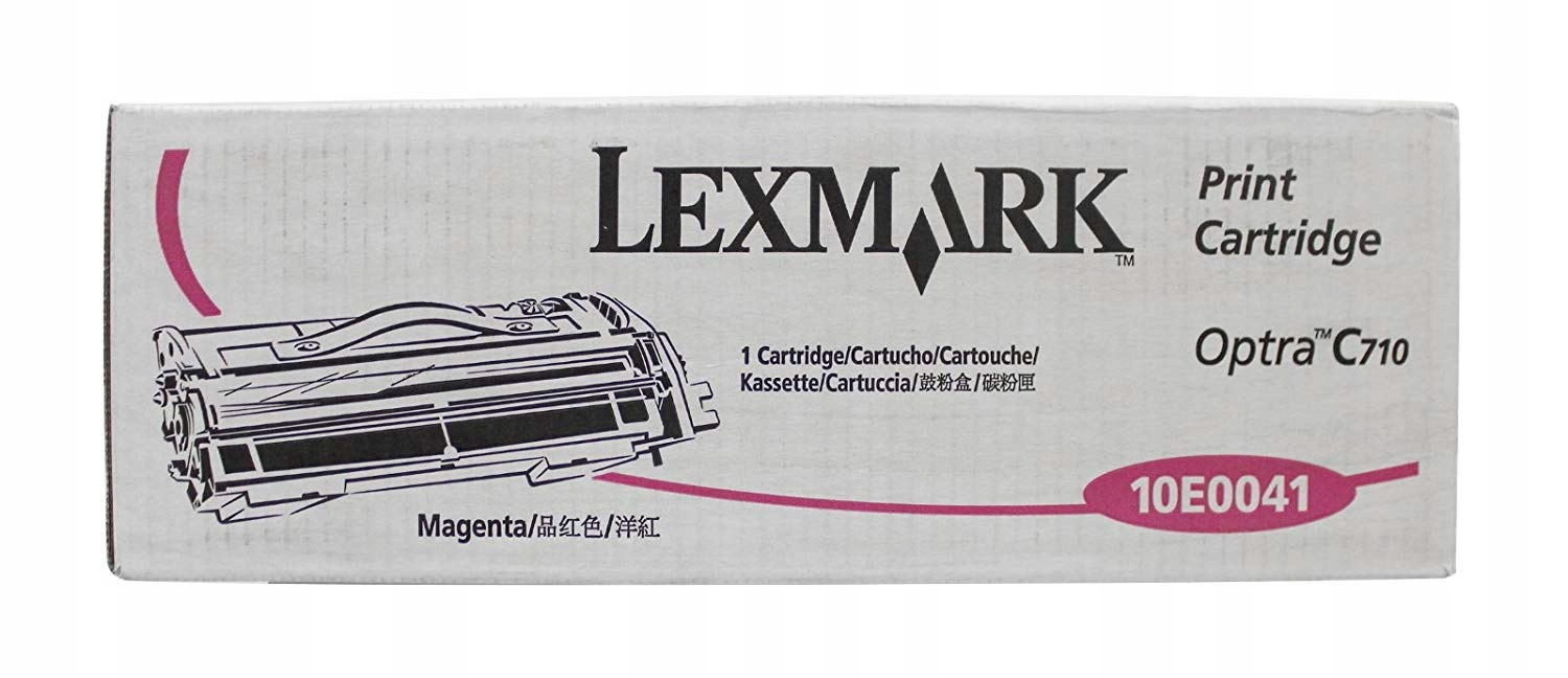 Tonerová kazeta Lexmark 10E0041 purpurová originál