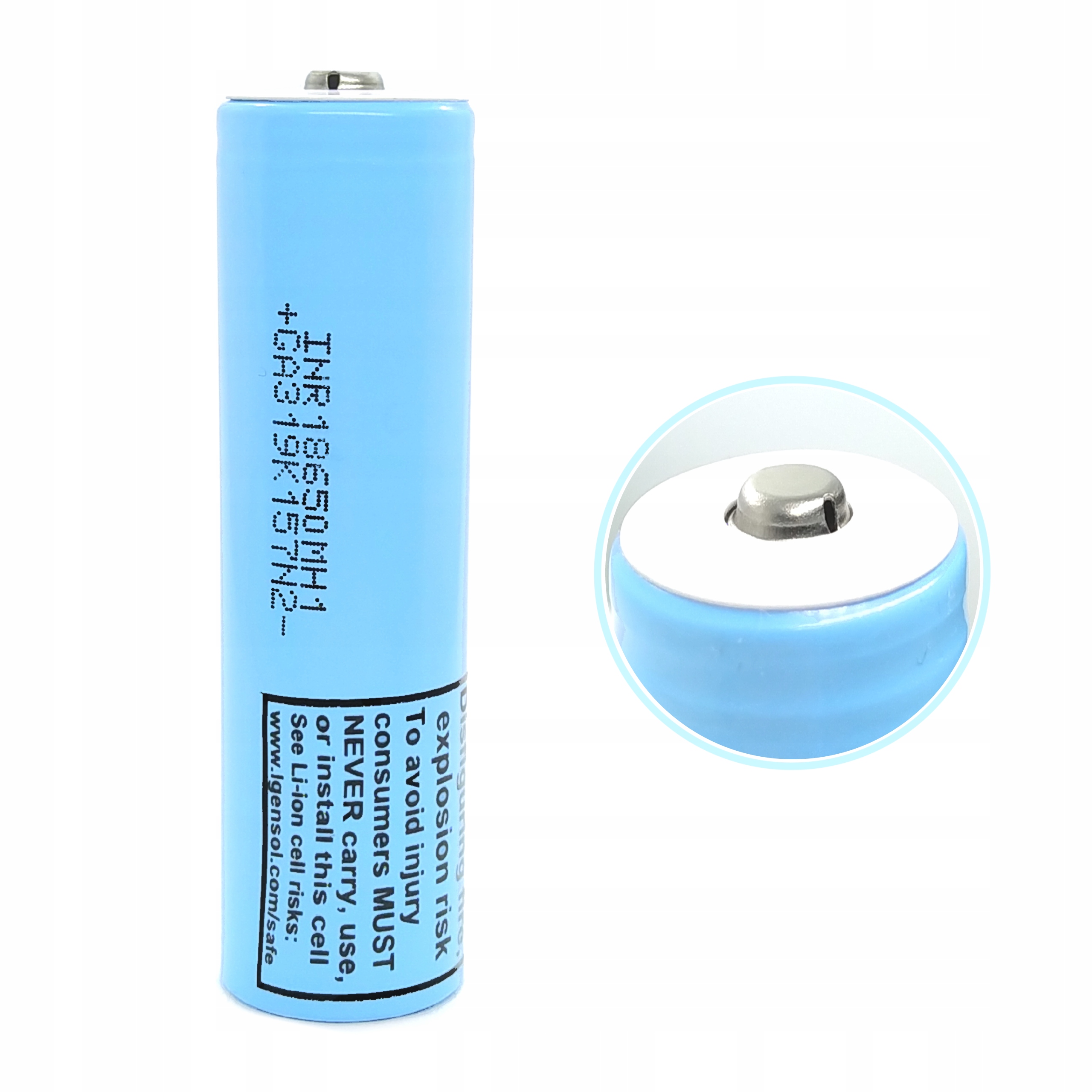 

Akumulator 18650 Nowe 3200mAh Lg MH1 wypukły plus