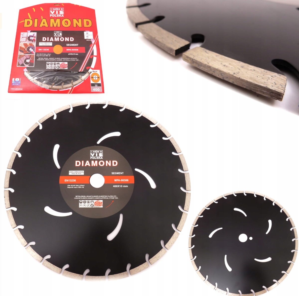 Tarcza 400 Diamentowa Segmentowa Do Cięcia Betonu