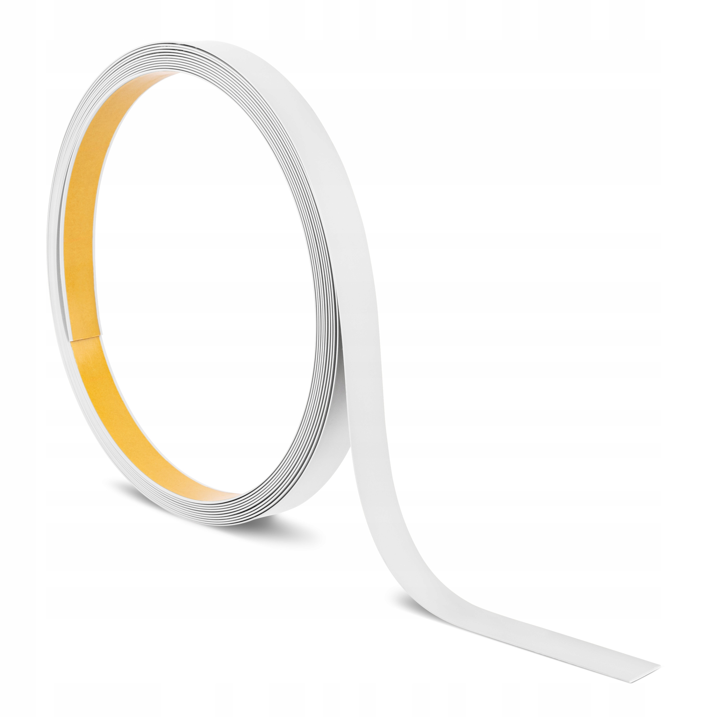 Pvc samolepicí lišta plochá, bílá 10 m, 40 mm