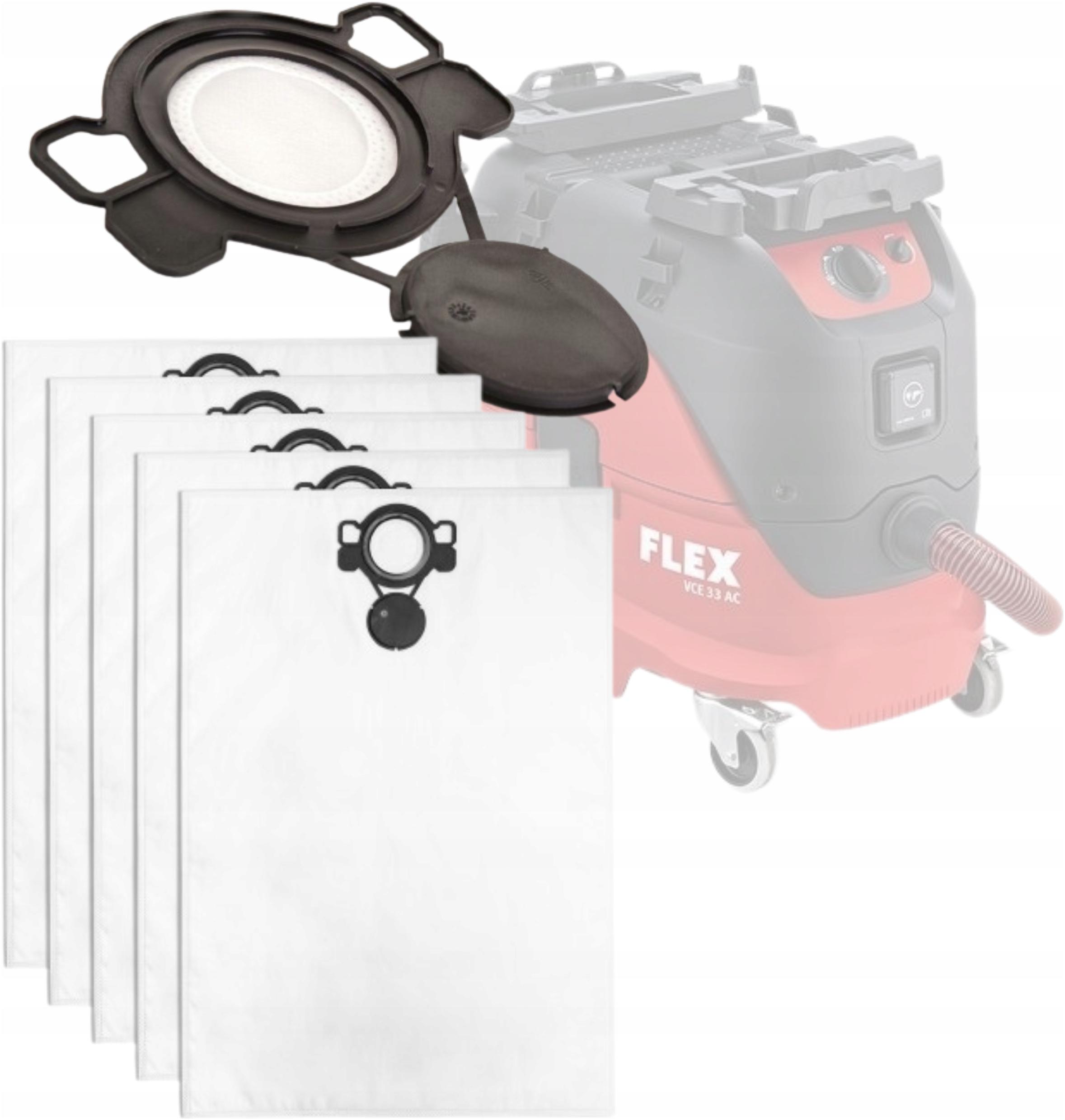 10 x Sáčky Do Vysavače Flex Vce 33 44 S44 L Ac 502227 Nilfisk: 107419593