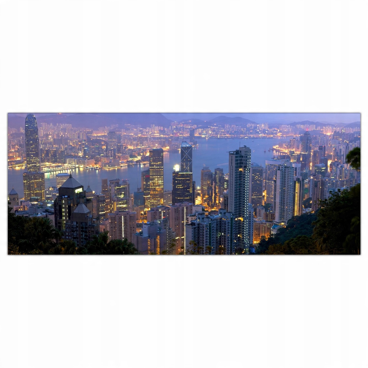 

Obraz Szklany Foto-obraz Hong Kong Miasto 125x50