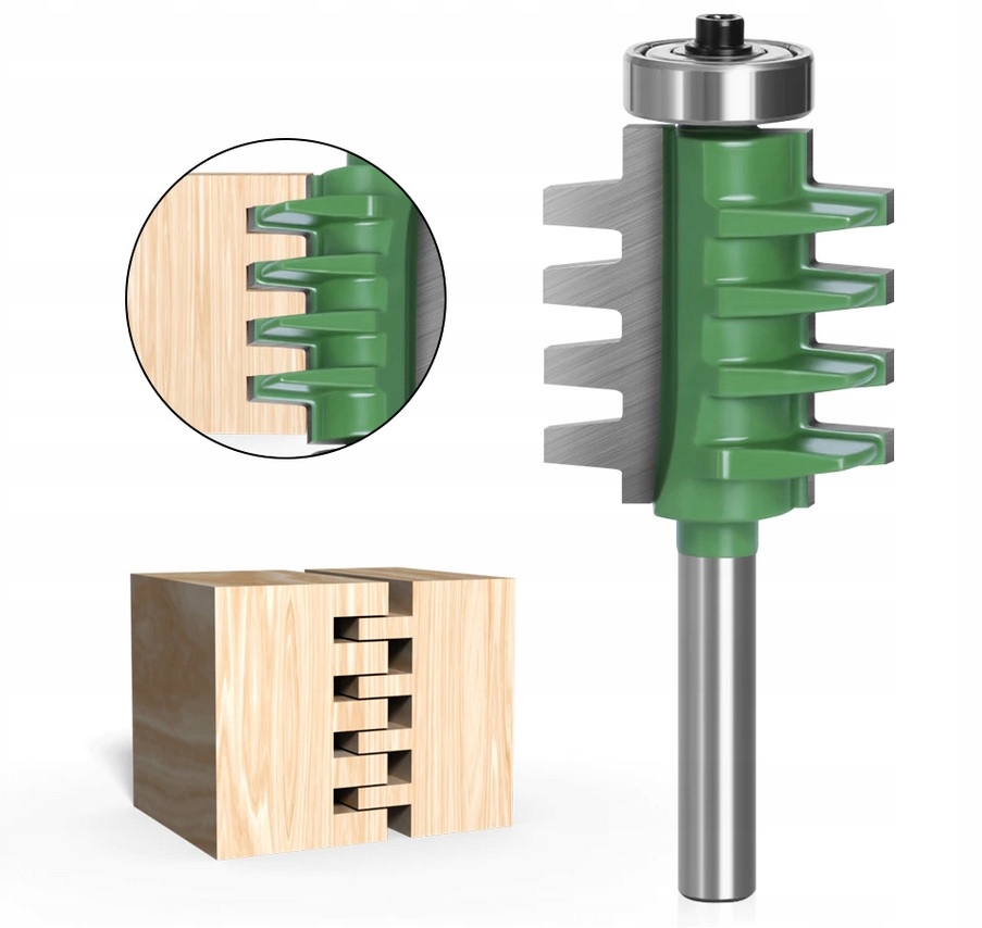 FREZ DO ŁĄCZENIA DREWNA WIELOROWKOWY TRZPIEŃ 8mm Marka BestFrez