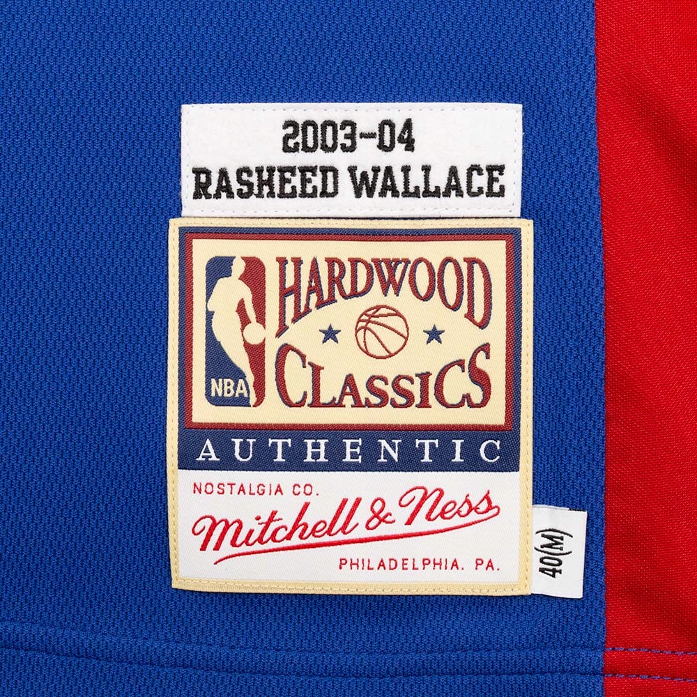 Koszulka Mitchell & Ness PISTONS 2003 RASHEED WALLACE ROYAL - M Marka Mitchell & Ness