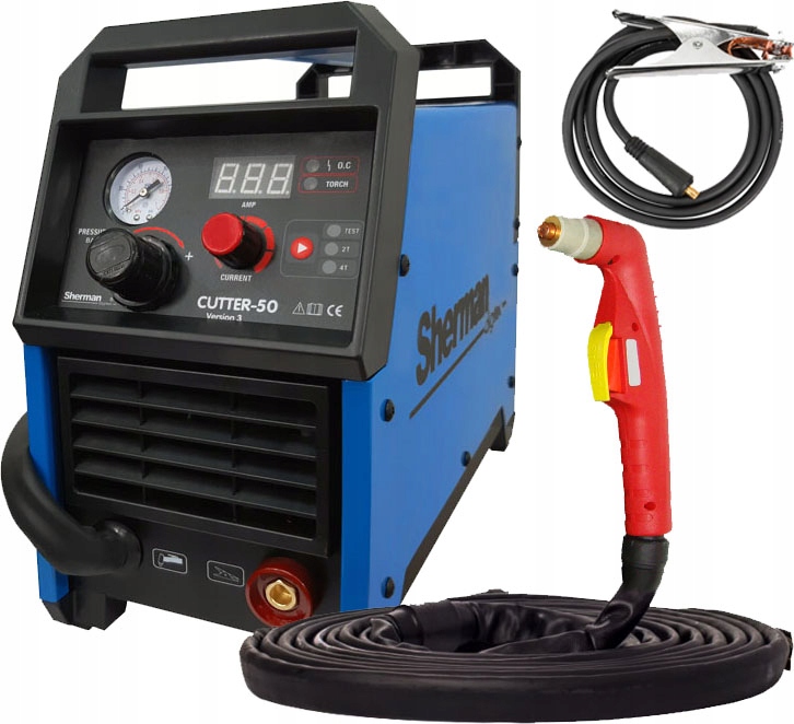 ПЛАЗМЕННАЯ РЕЗКА СТАЛИ ALU SHERMAN CUT 50 HF 230V