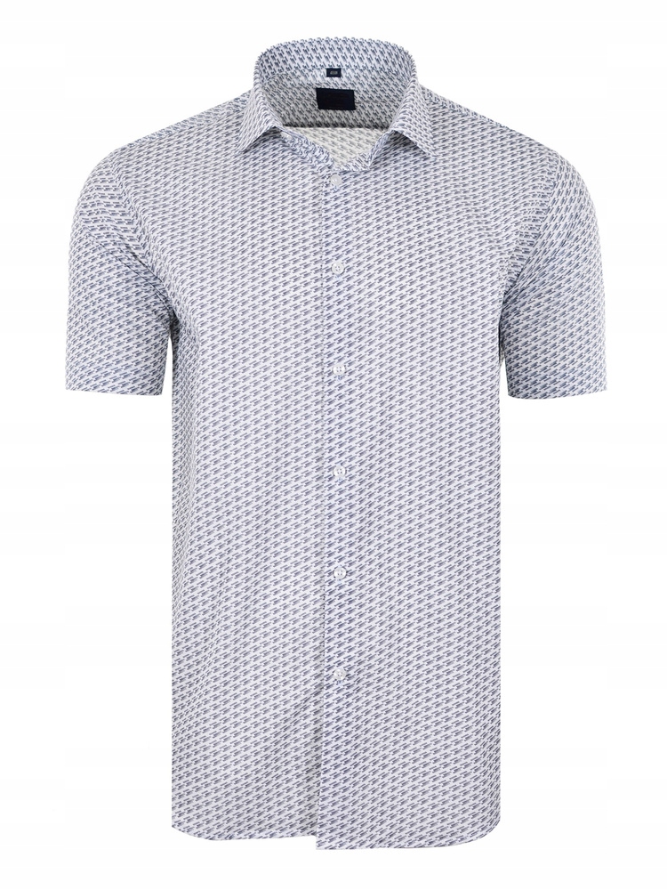 Koszula Szara Krótki Rękaw Duża 48/49