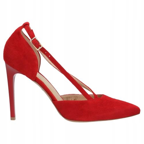 

Buty Wojas Czółenka damskie skóra czerwone r. 36