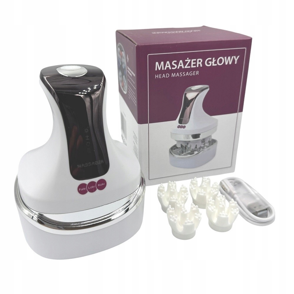 Elektroniczny Masażer do skóry głowy Fale Loki Koki
