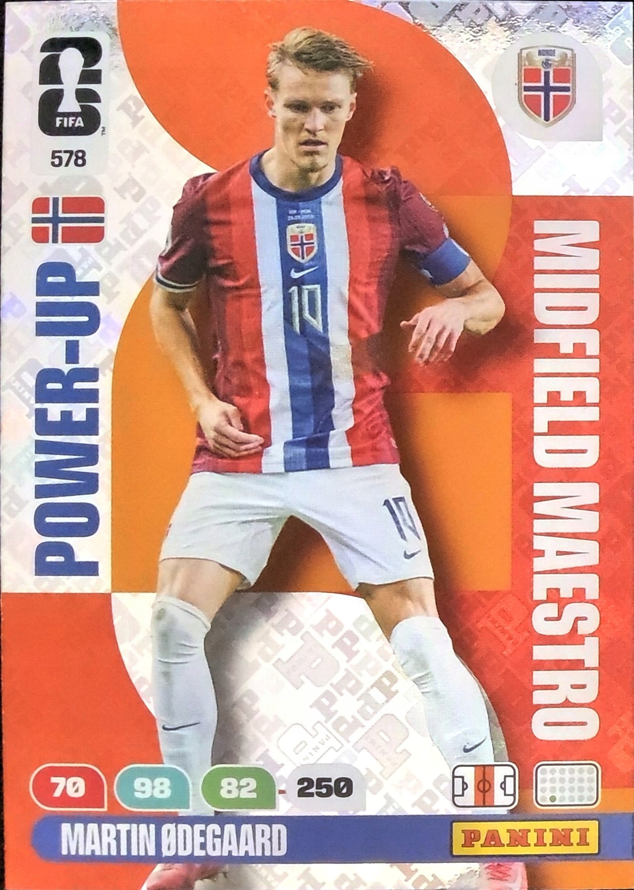 Panini World Cup 2026 Midfield Maestro 578 Martin Odegaard Norwegia