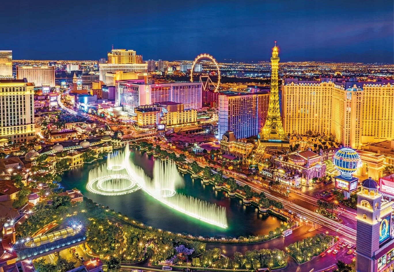 

Puzzle 6000 el Las Vegas Widok Nocą Clementoni