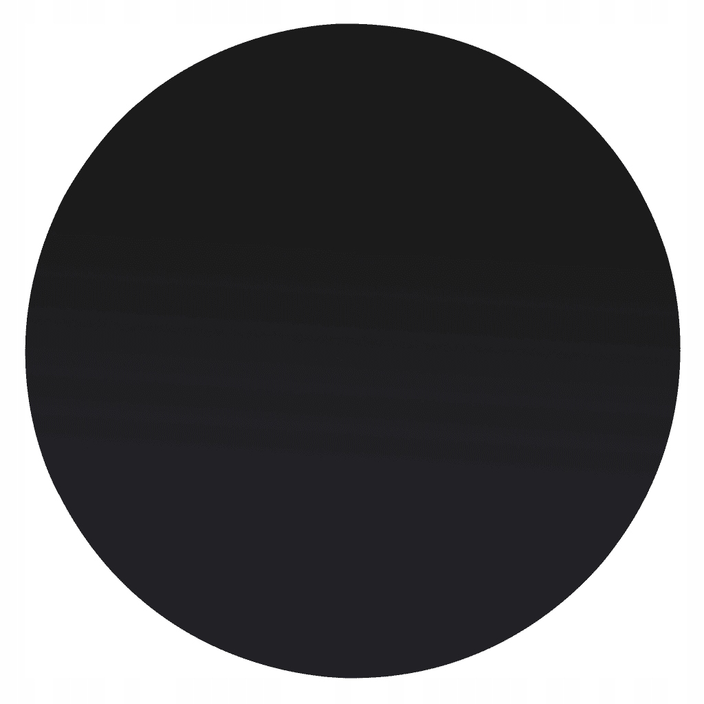 Deska stolu z tvrzeného skla černá 500 mm, tloušťka 8 mm