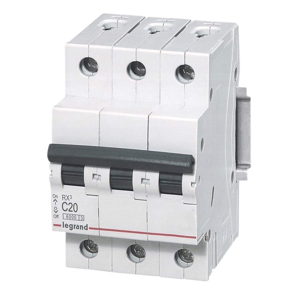 

Legrand Rx³ Wyłącznik Nadprądowy 3P C20A 419236