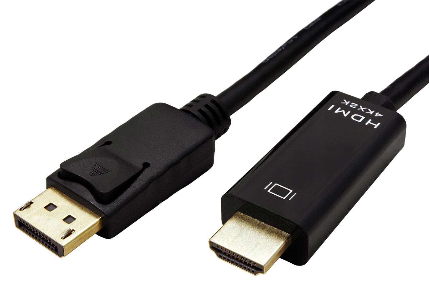 Roline DisplayPort Hdmi kabel, Dp(m) -> Hdmi M, 4K@60Hz, tenký, 3m