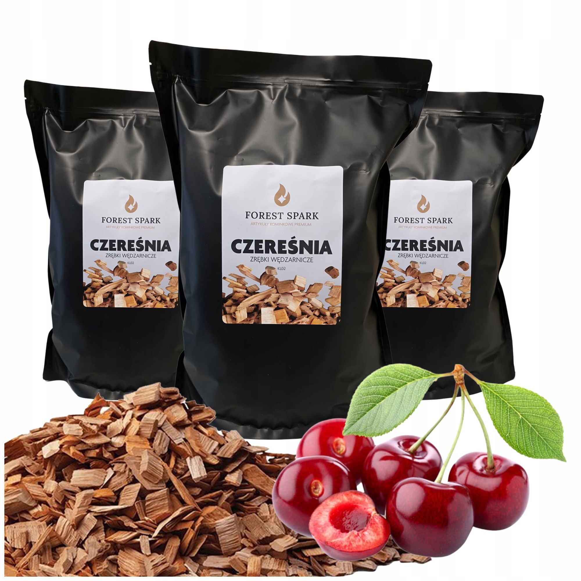 Štěpky Na Uzení, Hobliny Třešeň Premium Cherry KL02 15L Forest Spark