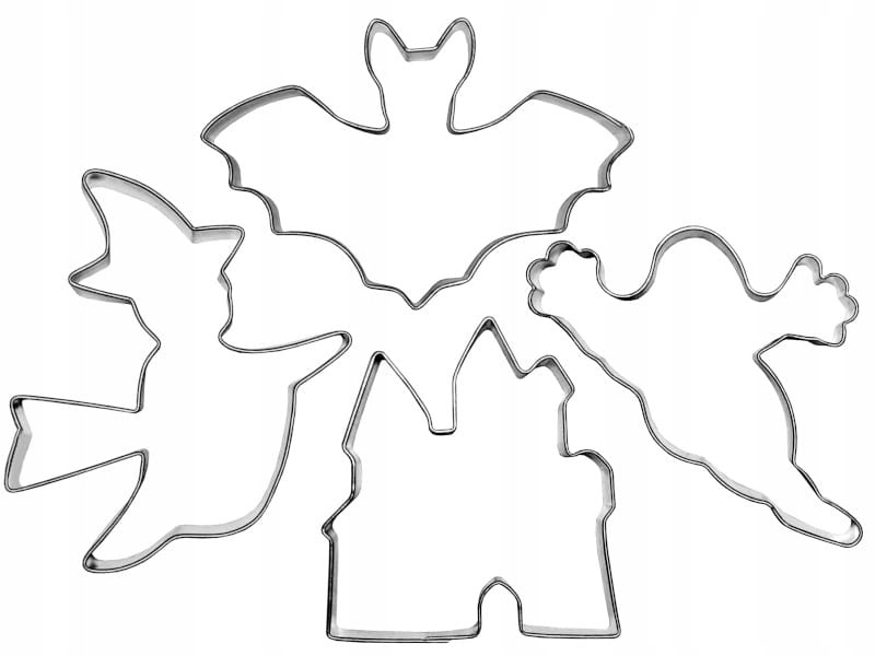 

Foremka nietoperz duch czarownica zamek Halloween