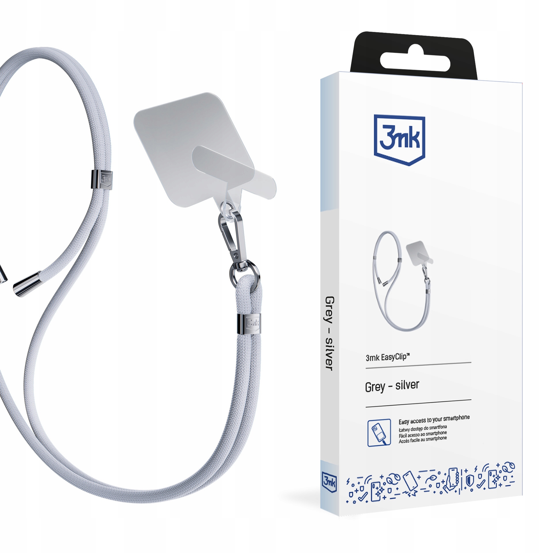 3MK Zawieszka Do Telefonów Easyclip Do Magsafe Iphone 13 14 15 Wytrzymała