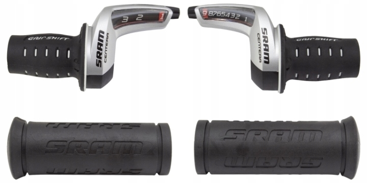 Manžety Grip Shift Sram Centera 3x9 9rz Twister Set Centra úchytky