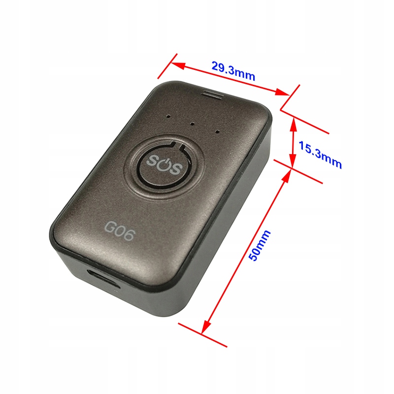 LOKALIZATOR GPS MK06 PODSŁUCH NAGRYWANIE GŁOŚNIK Producent inny