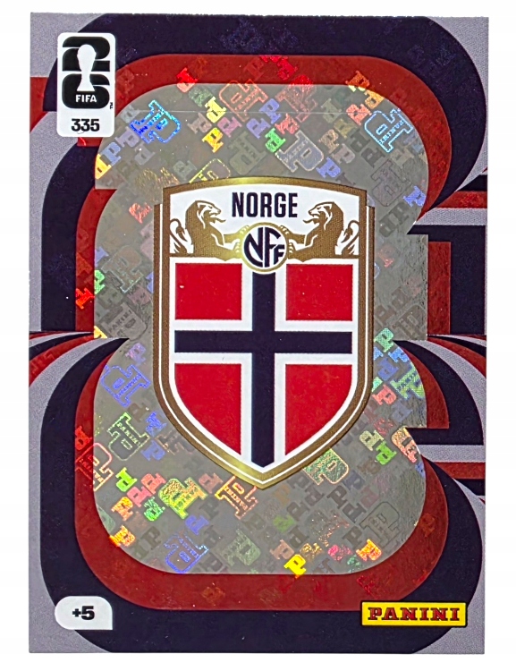 Karty Piłkarskie Panini World Cup 2026 Herb Team Crest 335 Norwegia
