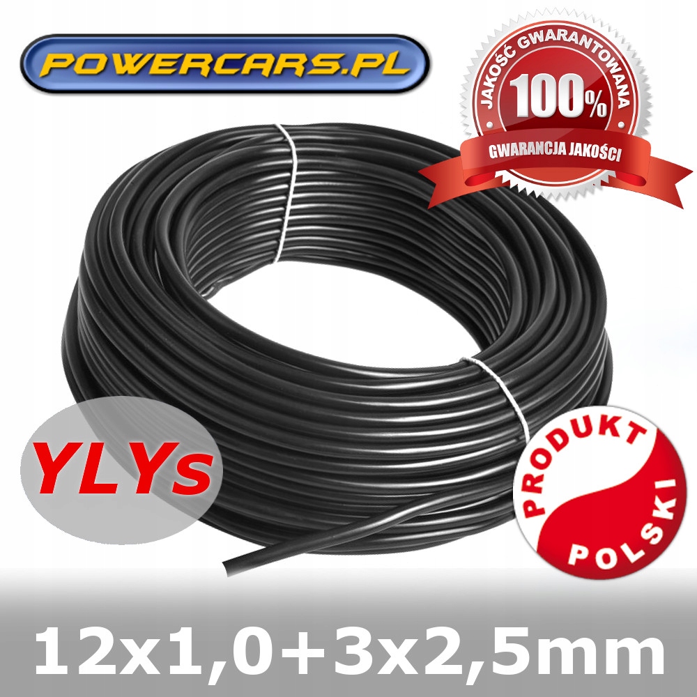 Проводной кабель Yly 12x1 + 3x2.5 Полуприцеп