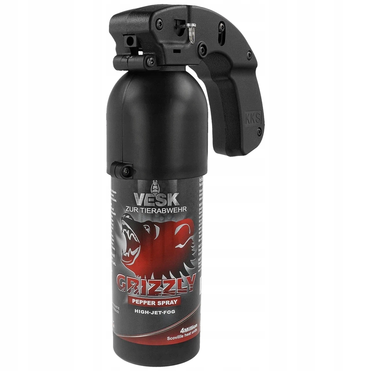 Gaz pieprzowy Kks Vesk Grizzly Gel 4mln Shu, 20% Oc 400ml (20400-H V)