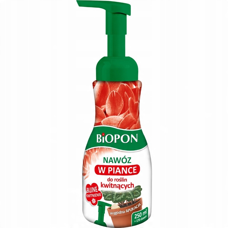 

Nawóz w piance do roślin kwitnących kwiatów Biopon