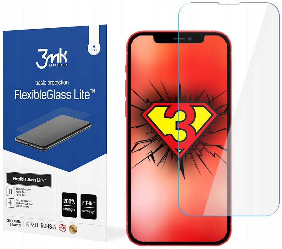 

3MK Szkło Hybrydowe Lite do iPhone 13 i 13 Pro