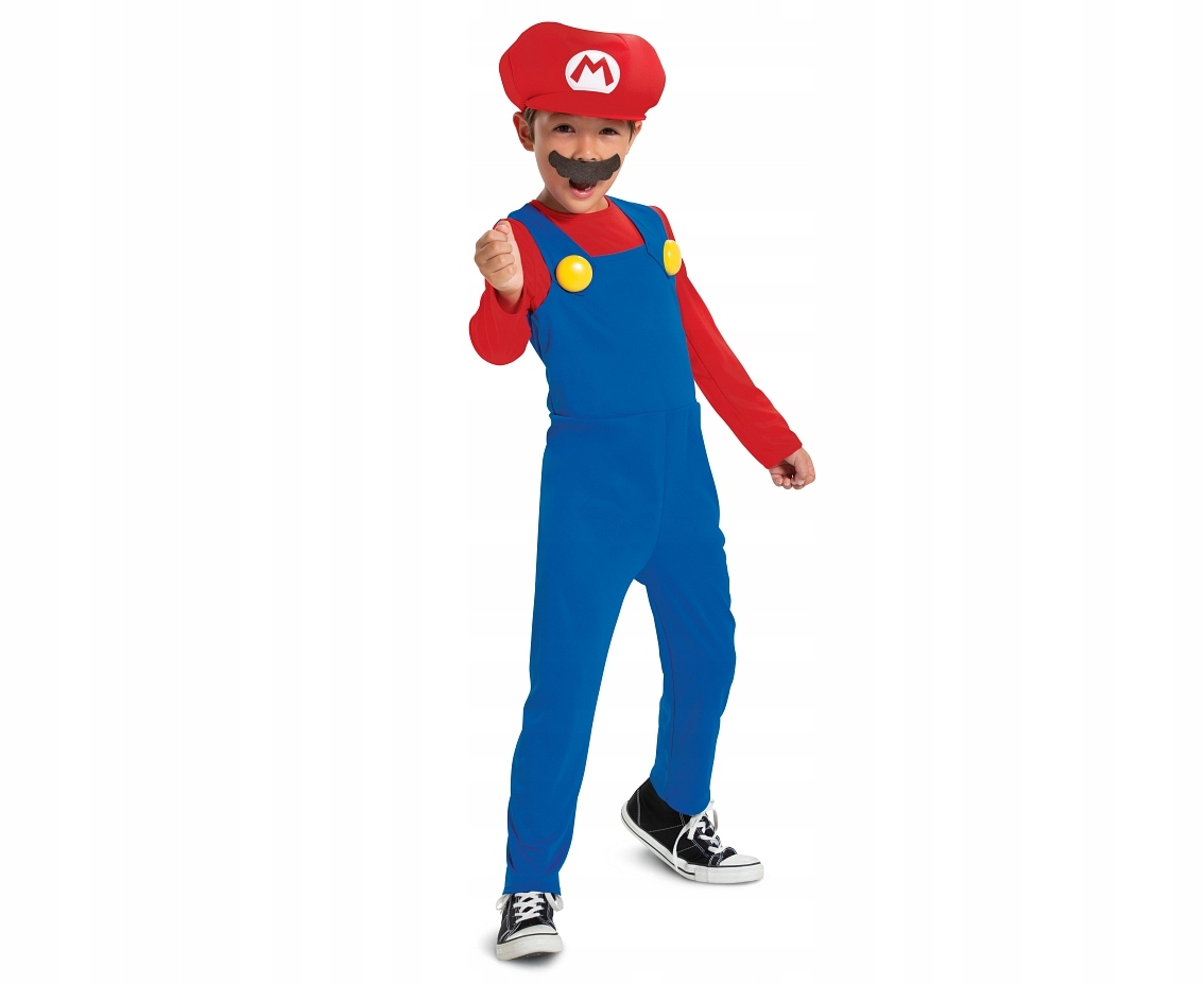 

Strój Kostium Mario Mario Bros 4-6 lat
